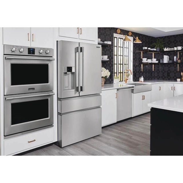 Frigidaire - 21.8 Cu. Ft. Counter-Depth 4-Door French Door Refrigerator - Stainless Steel