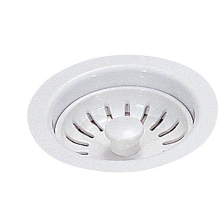 Franke - 900W Universal 3 1/2'' Sink Strainer Basket Lever, White - White