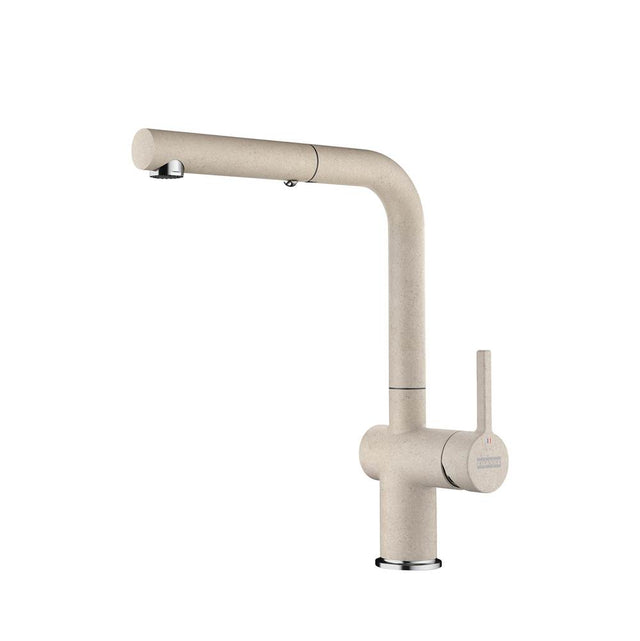 Franke - 12.25-inch Contemporary Single Handle Pull-Out Faucet in Champagne, ACT-PO-CHA
