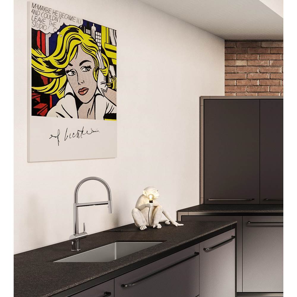 16.5-in Single Handle Semi-Pro Faucet in Chrome, ACT-SP-CHR
