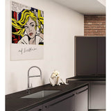 16.5-in Single Handle Semi-Pro Faucet in Chrome, ACT-SP-CHR