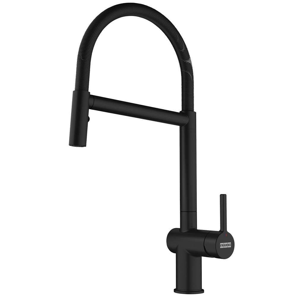 Franke - 16.5-in Single Handle Semi-Pro Faucet in Matte Black, ACT-SP-MBK - Matte Black