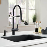 16.5-in Single Handle Semi-Pro Faucet in Matte Black, ACT-SP-MBK