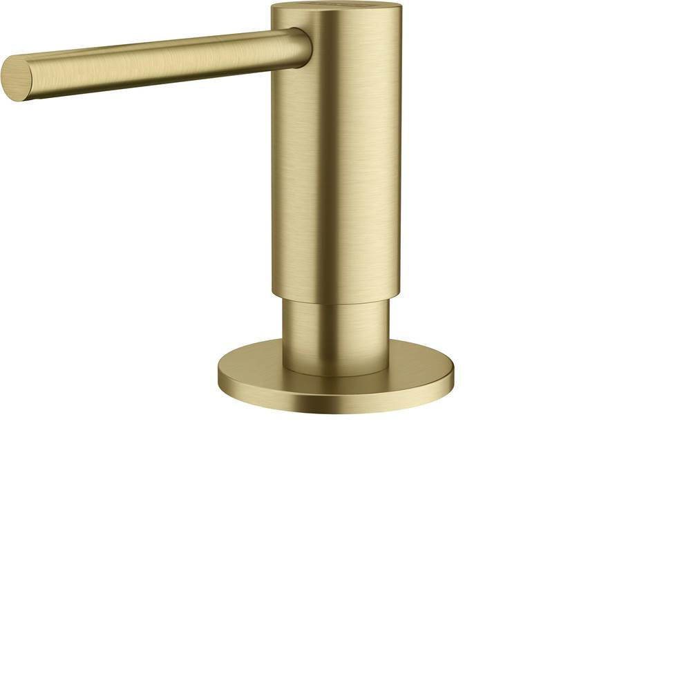Franke - ATL-SD-GLD Atlas Series Single Hole Top Refill Soap Dispenser, Gold - Gold