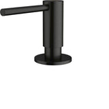 Franke - ATL-SD-IBK Atlas Series Single Hole Top Refill Soap Dispenser, Black Stainless Steel - Industrial Black
