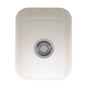 Franke - Cisterna 14.38-in. x 17.12-in. White Undermount Single Bowl Fireclay Kitchen Sink, CCK110-13WH - White