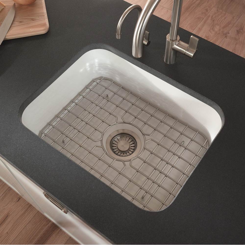 Cisterna 21.62-in. x 17.38-in. White Undermount Single Bowl Fireclay Kitchen Sink, CCK110-19WH