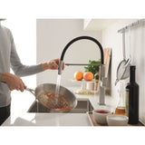 Centinox 19.7-inch Semi-Pro Kitchen Faucet in Stainless Steel, CEN-SP-304