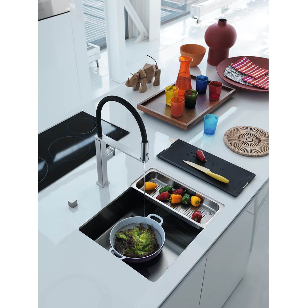 Centinox 19.7-inch Semi-Pro Kitchen Faucet in Stainless Steel, CEN-SP-304