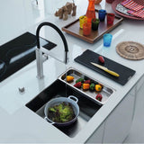 Centinox 19.7-inch Semi-Pro Kitchen Faucet in Stainless Steel, CEN-SP-304