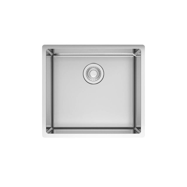Franke - Cube 19.56-in. x 17.75-in. 18 Gauge Stainless Steel Undermount Single Bowl Kitchen Sink - CUX11019