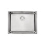 Franke - Cube 22.75-in. x 17.7-in. 18 Gauge Stainless Steel Undermount Single Bowl ADA Kitchen Sink - CUX11021-ADA - Stainless Steel