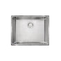 Franke - Cube 24.5-in. x 17.6-in. 18 Gauge Stainless Steel Undermount Single Bowl Kitchen Sink - CUX11023 - Stainless Steel