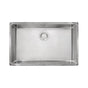 Franke - Cube 28.5-in. x 17.7-in. 18 Gauge Stainless Steel Undermount Single Bowl ADA Kitchen Sink - CUX11027-ADA - Stainless Steel