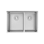 Franke - Cube 25.65-in. x 17.7-in. 18 Gauge Stainless Steel Undermount Double Bowl Kitchen Sink - CUX16024