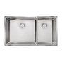 Franke - Cube 31.5-in. x 17.7-in. 18 Gauge Stainless Steel Undermount Double Bowl Kitchen Sink - CUX160 - Stainless Steel