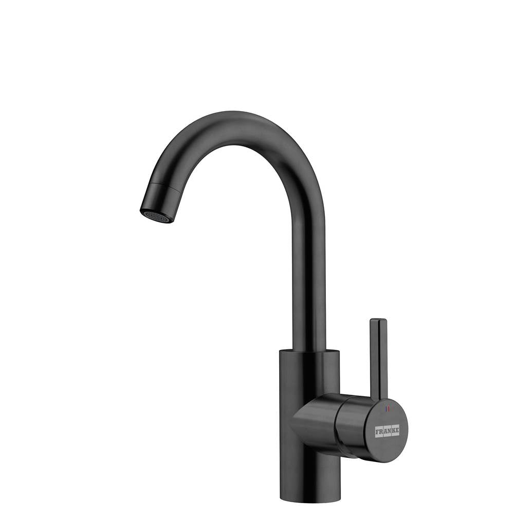 Franke - Eos Neo 11.25-inch Single Handle Swivel Spout Bar Faucet in industrial Black, EOS-BR-IBK - Industrial Black