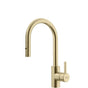 Franke - Eos Neo 14-in Single Handle Pull-Down Prep Kitchen Faucet in Gold, EOS-PR-GLD - Champagne Gold