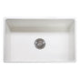 Franke - Farm House 30-in. x 20-in. White Apron Front Single Bowl Fireclay Kitchen Sink - FHK710-30WH - White