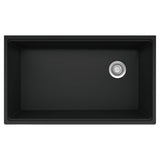 Franke - Maris Um Grn Matte Black Sgl - Offset Waste With Strainer Basket - Matte Black