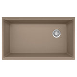 Franke - Maris Um Grn Oyster Sgl - Offset Waste With Strainer Basket - Oyster