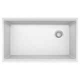 Franke - Maris Um Grn Polar White Sgl - Offset Waste With Strainer Basket - Polar White