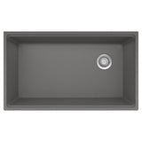 Franke - Maris Um Grn Stone Grey Sgl - Offset Waste With Strainer Basket - Stone Grey