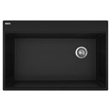Franke - Maris Tm Grn Onyx Sgl - Offset Waste With Strainer Basket - Onyx