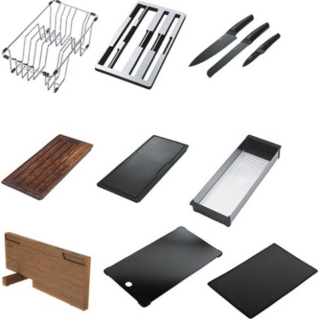 Culinary Center 35-in.  x 21-in. 19 Gauge Stainless Steel Undermount Double Bowl Kitchen Sink Workstation - CUX16021-W