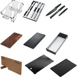 Culinary Center 35-in.  x 21-in. 19 Gauge Stainless Steel Undermount Double Bowl Kitchen Sink Workstation - CUX16021-W