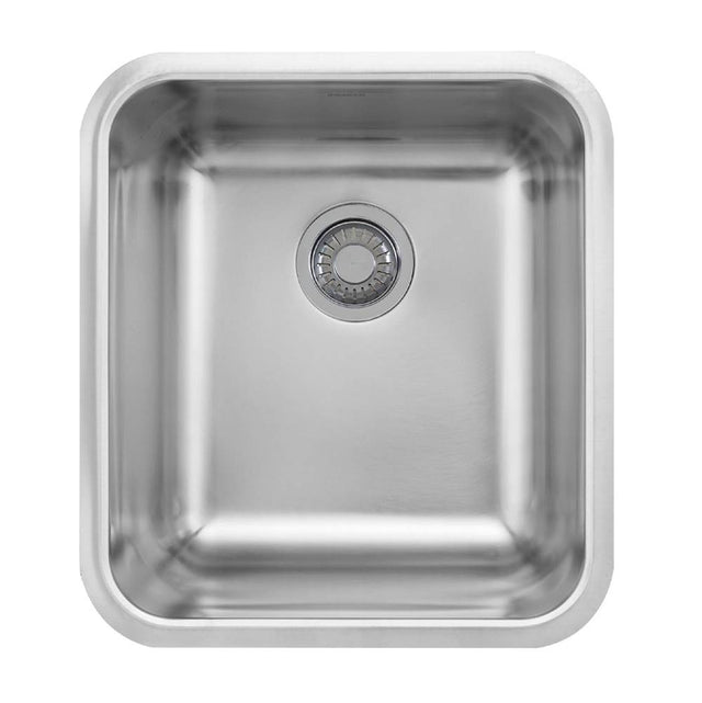 Franke - Grande 16.75-in. x 18.7-in. 18 Gauge Stainless Steel Undermount Single Bowl Prep/Bar Sink - GDX11015 - Stainless Steel