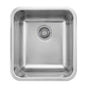 Franke - Grande 16.75-in. x 18.7-in. 18 Gauge Stainless Steel Undermount Single Bowl Prep/Bar Sink - GDX11015 - Stainless Steel