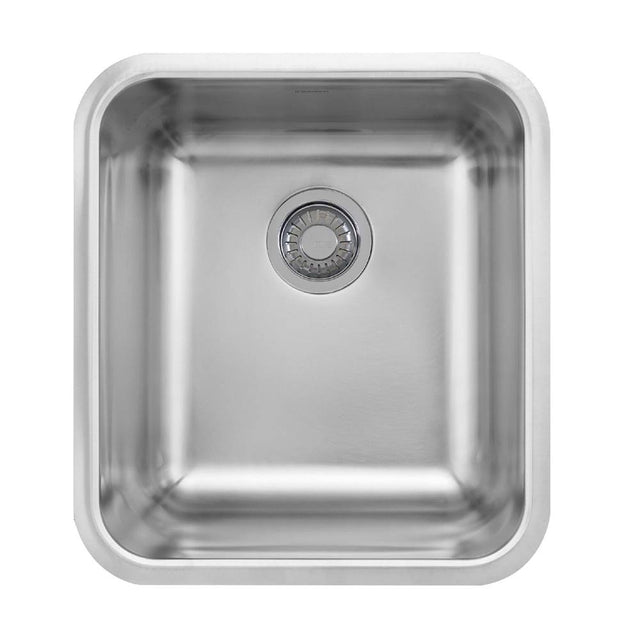 Franke - Grande 19.75-in. x 21.5-in. 18 Gauge Stainless Steel Undermount Single Bowl Kitchen Sink - GDX11018 - Stainless Steel
