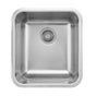 Franke - Grande 19.75-in. x 21.5-in. 18 Gauge Stainless Steel Undermount Single Bowl Kitchen Sink - GDX11018 - Stainless Steel