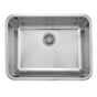 Franke - Grande 24.75-in. x 18.7-in. 18 Gauge Stainless Steel Undermount Single Bowl Kitchen Sink - GDX11023 - Stainless Steel