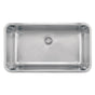 Franke - Grande 32.75-in. x 18.7-in. 18 Gauge Stainless Steel Undermount Single Bowl Kitchen Sink - GDX11031 - Stainless Steel