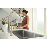 Professional 2.0 31.5-in. x 19.5-in. 16 Gauge Stainless Steel Undermount Double Bowl Kitchen Sink - PS2X120-14-14