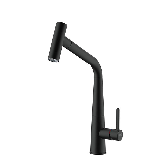 Franke - Icon 14-in Single Handle Pull-Out Kitchen Faucet in Matte Black, ICN-PO-MBK - Matte Black