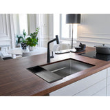 Icon 14-in Single Handle Pull-Out Kitchen Faucet in Matte Black, ICN-PO-MBK