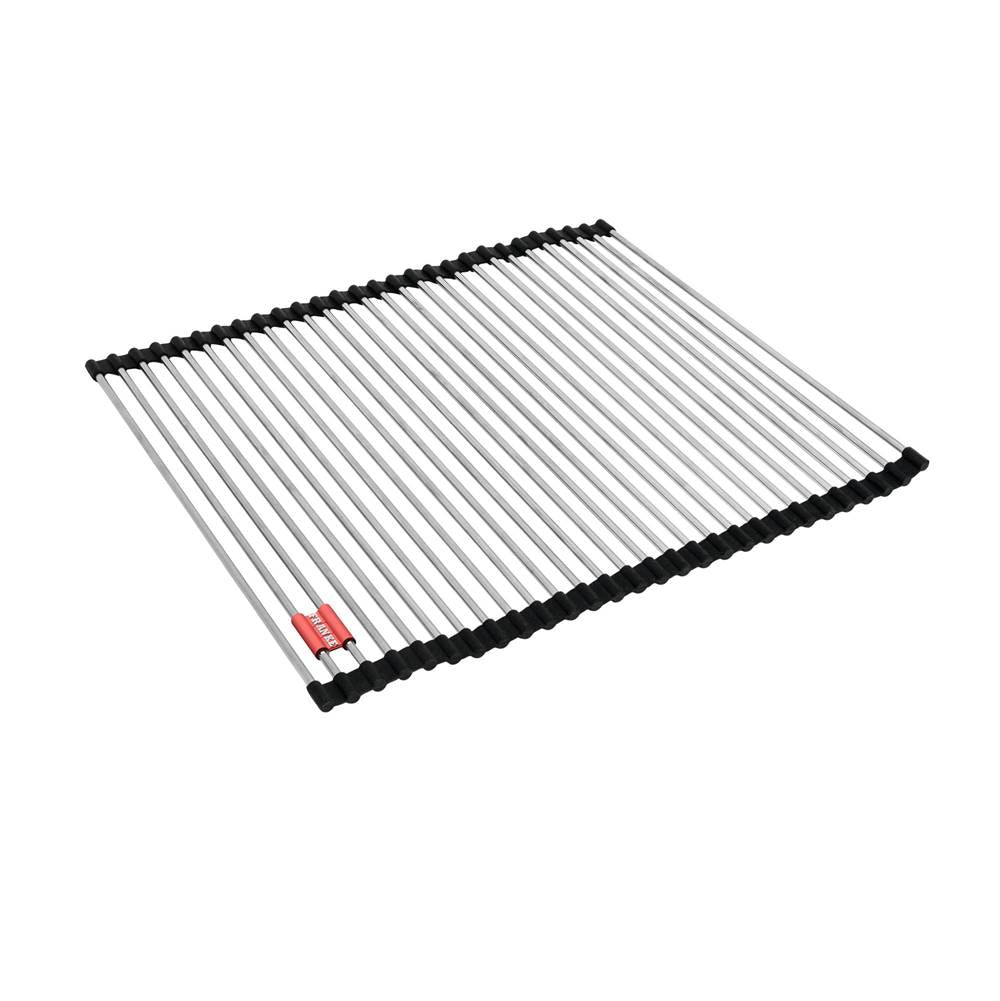 Franke - 18.4-in. x 17.3-in. Stainless Steel Roller Mat for Maris Granite Sinks.
