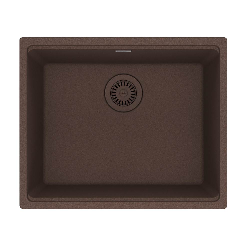 Franke - Maris Undermount 21.7-in x 17.8-in Granite Single Bowl Kitchen Sink in Mocha