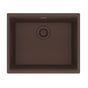 Franke - Maris Undermount 21.7-in x 17.8-in Granite Single Bowl Kitchen Sink in Mocha