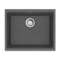 Franke - Maris Undermount 21.7-in x 17.8-in Granite Single Bowl Kitchen Sink in Stone Grey