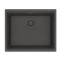 Franke - Maris Undermount 21.7-in x 17.8-in Granite Single Bowl Kitchen Sink in Slate Grey