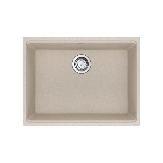 Franke - Maris Undermount 25-in x 18.94-in Granite Single Bowl Kitchen Sink in Champagne - Champagne