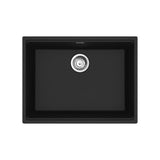 Franke - Maris Undermount 25-in x 18.94-in Granite Single Bowl Kitchen Sink in Matte Black - Matte Black