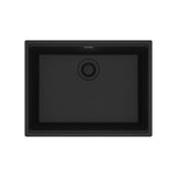 Franke - Maris Undermount 25-in x 18.94-in Granite Single Bowl Kitchen Sink in Matte Black - Matte Black