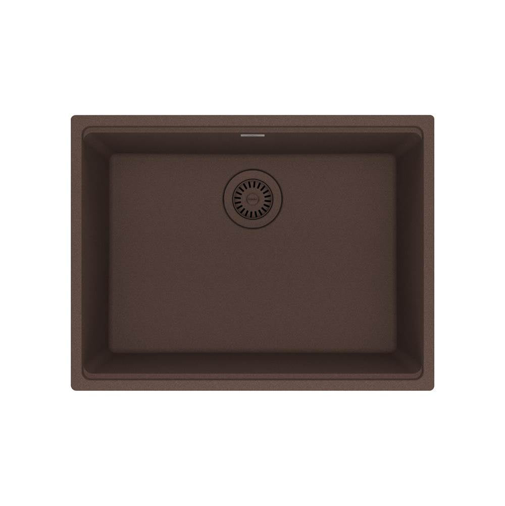 Franke - Maris Undermount 25-in x 18.94-in Granite Single Bowl Kitchen Sink in Mocha - Mocha