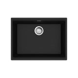 Franke - Maris Undermount 25-in x 18.94-in Granite Single Bowl Kitchen Sink in Onyx - Onyx