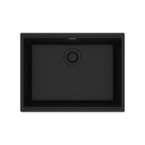 Franke - Maris Undermount 25-in x 18.94-in Granite Single Bowl Kitchen Sink in Onyx - Onyx